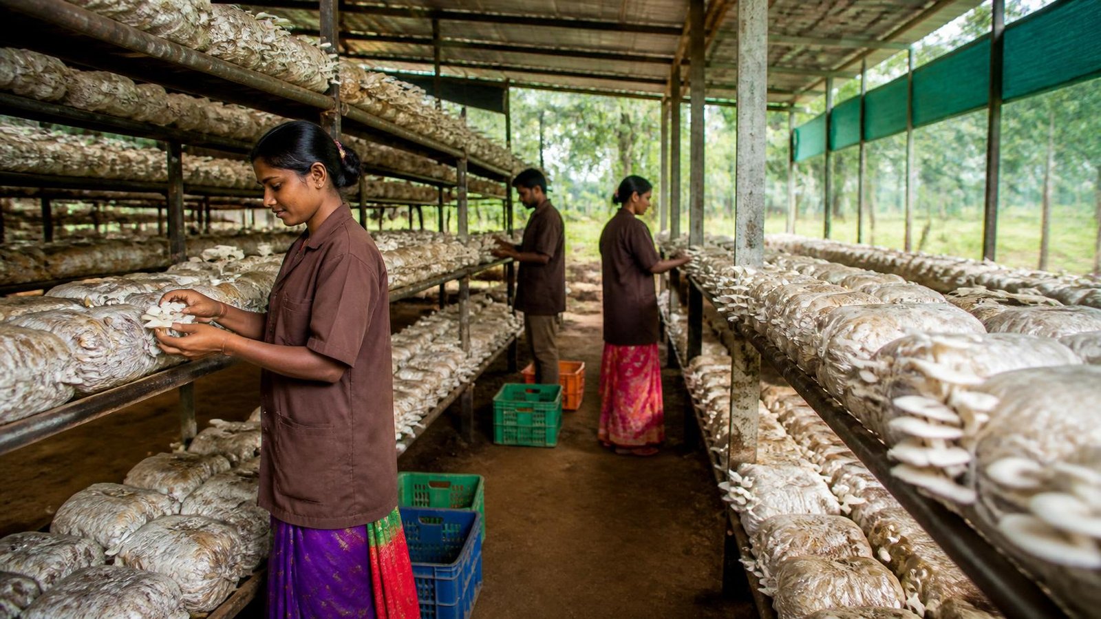 Commercial Mushroom Cultivation Facility